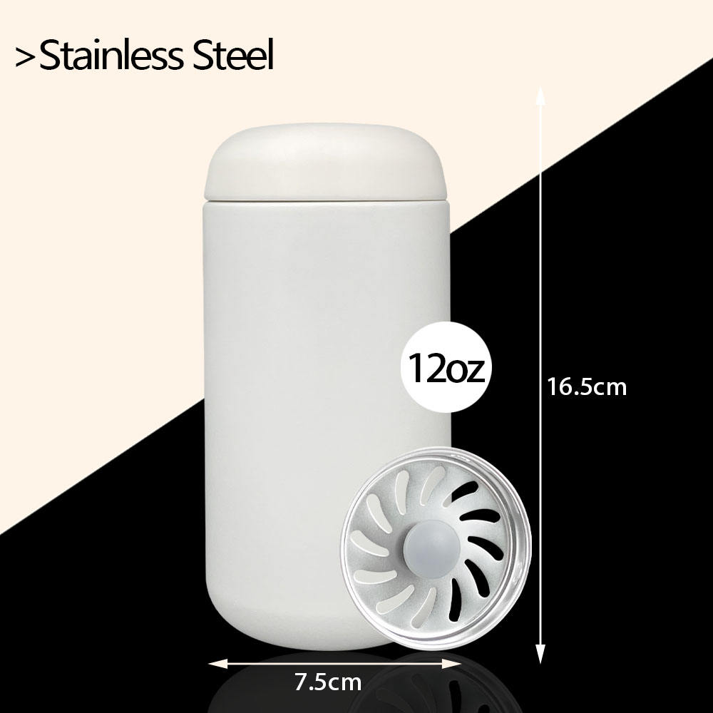 stainless steel inside - white color