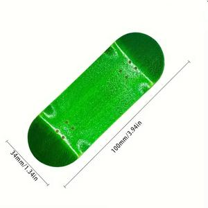 Venta al por mayor 30 32 34mm cinco capas Canadá Arce Madera Dedo Skateboard Decks Barato en blanco Skateboard Deck Fingerboard Party Gift - Product Image 6