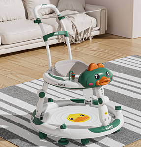 Toptan güzel fiyat moda popüler bebek tedarikçisi çok fonksiyonlu yuvarlak tekerlekler ve koltuk ile bebek yürüteci - Product Image 6