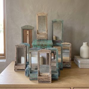 Cadre de miroir en bois vintage de luxe pour la décoration de la maison, adapté à la salle de bain, au salon et aux mariages - Product Image 4