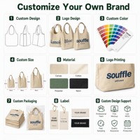 Sac fourre-tout en toile de coton biologique recyclé, réutilisable, écologique, personnalisé avec logo, grande taille, en vrac, pour courses