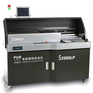 Semi Automatic School Notebook Making Machine Wireless Glue Binder PUR Glue Perfect Binding Machine