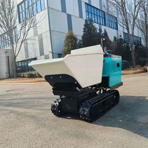 Petit camion benne sur chenilles, capacité de charge 1-10t, moteur diesel, pour travaux de construction et utilisation agricole - Product Image 4