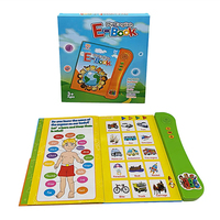 Libro Electrónico Inteligente de Plástico para Niños en Edad Preescolar, Educativo, con Batería, para Aprender Inglés y Multilingüe, Gran Venta