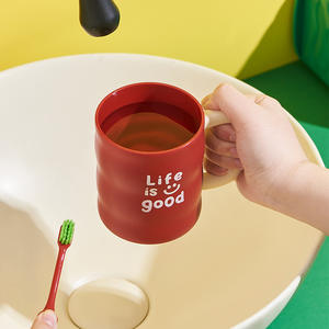 Tasse de rince-bouche simple lettre anglaise tasse de rince-bouche tasse de brossage - Product Image 1