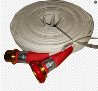 Tuyau d'incendie ultra-léger en nylon blanc de 40 mm pour drones, extinction d'incendie d'urgence, fabriqué en Chine
