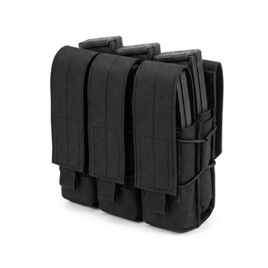 Porte-chargeur vertical 4+ pour munitions 5.56 - Porte-fusil de compétition en nylon extensible avec cadre interne - iMade Industries - Product Image 1