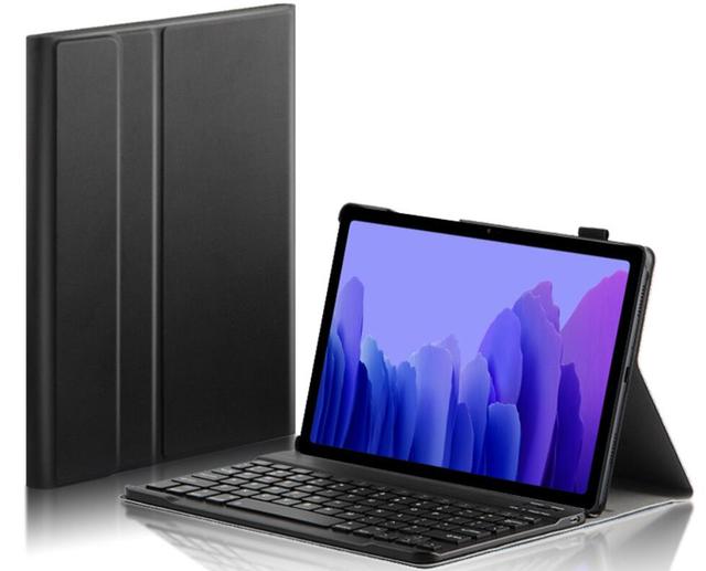 Keyboard Wireless Soft case Design Smart Folio Leather PU TPU Cover for Samsung Galaxy Tab A7 10.4 Inch T500 T505