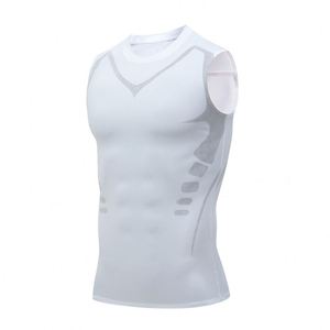 1 pièce Gilet de compression sportif pour homme, séchage rapide, élastique, à épaules larges, sous-vêtement pour le basketball, la gym, le sport, le fitness et le yoga - Product Image 2