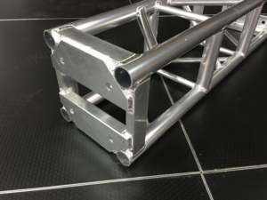 TFR High Quality Silver/<b>Black</b> Aluminum Modular Truss <b>Display</b> System with Quick Connection for Outdoor Events & Exhibitions - Product Image 3