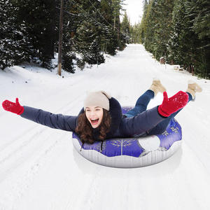 Winter Pvc Wholesale Rugged Plastic <b>Snow</b> Tube Inflatable Black <b>Snow</b> Tube Foam <b>Snow</b> <b>Sled</b> - Product Image 3