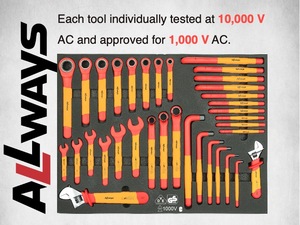 ประแจแอลหุ้มฉนวนมาตรฐานอุตสาหกรรม ALLWAYSTOOLS 1000v สำหรับสกรู TX เครื่องมือช่างมืออาชีพ VDE รองรับ OEM - Product Image 3