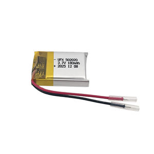 충전식 리튬 이온 배터리 502020 <span class=keywords><strong>3.7V</strong></span> 180mAh 리포 배터리 헤드셋용 <span class=keywords><strong>3.7V</strong></span> 180mAh 리포 배터리 GPS 트래커용 - Product Image 3