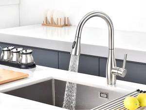 ก๊อกน้ำอ่างล้างจานแบบสัมผัสอัจฉริยะพร้อมหัวฉีดแบบดึงลง - Product Image 5