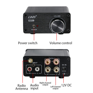 E320 100W 12V table portable Hifi Mini grand son Standard Audio <span class=keywords><strong>professionnel</strong></span> <span class=keywords><strong>Tv</strong></span> TPA3116 classe D <span class=keywords><strong>amplificateur</strong></span> numérique puissant - Product Image 3