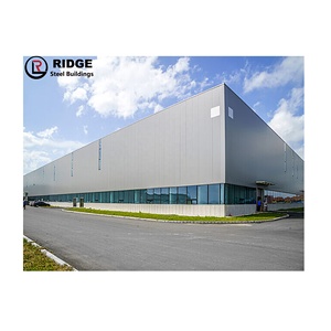 Installation facile, portail de bâtiment en acier, Construction de 75mm, panneau Sandwich en <span class=keywords><strong>laine</strong></span> de verre, granges préfabriqués pour entrepôt - Product Image 4