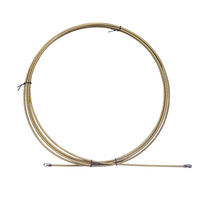 Tire-câble électrique motorisé en acier doré à tête ronde, en polyester, robuste, tressé 3 brins, pour câbles lourds