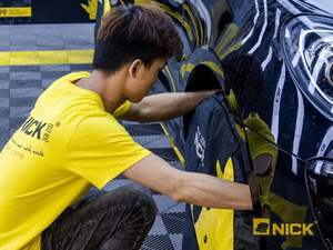 ฟิล์มป้องกันสีรถยนต์ TPU ทรายกันรอยขีดข่วนใสฟิล์มติดด้วยตนเองติดด้วยตนเองดีไซน์เพชรสไตล์พื้นผิวมันวาว - Product Image 6