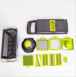 Hot Selling Plastic 2-Piece Multi-Function Mandoline <b>Vegetable</b> Cutter Onion Dicer Veggie Slicer <b>Vegetable</b> Chopper - Product Image 3