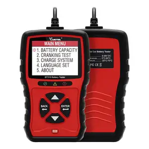 VDIAGTOOL penguji baterai mobil BT310, alat diagnote penguji baterai mobil 12V 24V kendaraan diagnostik Digital pengisian daya