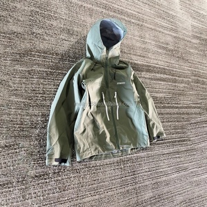 Vestes en nylon de haute qualité à fermeture éclair, design personnalisé à 3 couches, coupe-vent imperméable, veste coupe-vent en nylon pour homme - Product Image 3