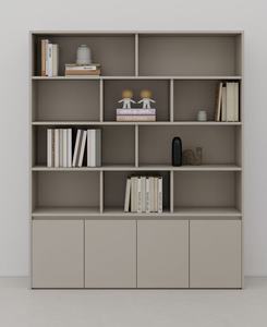 <b>Solid</b> Teak <b>Wood</b> Bookshelf Modern Minimalist 5-Tier Freestanding <b>Bookcase</b> Book Shelf for Office Hotel Living Room Furniture - Product Image 5