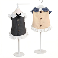 Accessoires pour animaux de compagnie : Robe en polyester pour animaux de compagnie, style jupe de princesse pour chat, tenue de mariage style britannique, pour le printemps et l'été