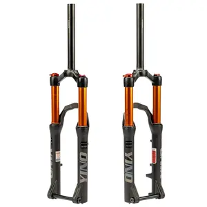 BUCKLOS Fourche Vtt 24-дюймовая велосипедная воздушная вилка, дорожный дисковый тормоз 120 мм, Воздушная амортизатор, Велосипедная вилка