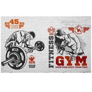 <span class=keywords><strong>Papier</strong></span> <span class=keywords><strong>peint</strong></span> photo personnalisé, revêtement <span class=keywords><strong>de</strong></span> gymnastique, poids-plume, barre <span class=keywords><strong>de</strong></span> Fitness - Product Image 6