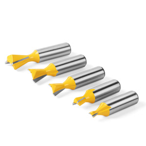 Bộ định tuyến chế biến gỗ <span class=keywords><strong>bit</strong></span> 1/2 & 12 tay cầm dovetail khắc dao cắt tuôn ra & dao khía ODM tùy chỉnh - Product Image 1