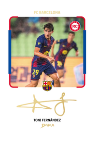 การ์ดสะสมคุณภาพสูง นักเตะชื่อดังระดับโลก ดาก้า บาร์เซโลน่า เมสซี่ ซัวเรซ เนย์มาร์ โรบิโน่ ปี 2025-2026 - Product Image 2