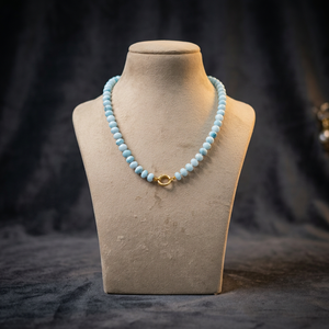 SSringz Handmade Colorful Crystal <b>Beaded</b> Necklace, Pastel Rondelle Stone Choker Jewelry for Women Available At Best Price - Product Image 4