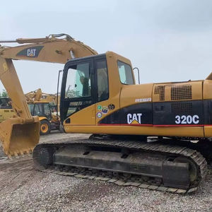Excavadora de segunda mano de alta calidad Cat320C 20ton Excavadora grande usada con motor original Horas DE TRABAJO bajas - Product Image 1