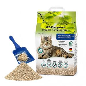 Litière pour chat pratique à base de plantes naturelles de sapin chinois, jetable dans les toilettes, agglomérante, absorbante et désodorisante - Product Image 2