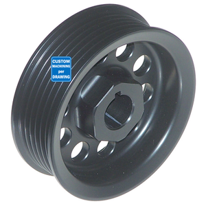 CNC phay tiện QUAY NHÔM thép 4140 động cơ ô tô trục khuỷu ròng rọc động cơ ròng rọc ròng rọc trục khuỷu ròng rọc - Product Image 1