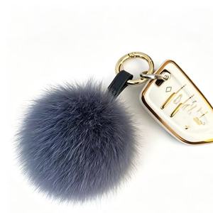 <span class=keywords><strong>Porte</strong></span>-<span class=keywords><strong>clés</strong></span> <span class=keywords><strong>Pompon</strong></span> en <span class=keywords><strong>Véritable</strong></span> <span class=keywords><strong>Fourrure</strong></span> de Renard Doux et Mignon pour Femme, Accessoire de Luxe Y2K, Breloque de Sac, Bijou, Cadeau - Product Image 5