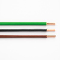 Câble électrique industriel monophasé en cuivre massif isolé PVC BV 4 mm² 750 V pour la construction