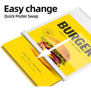 A4 LED desktop lightbox acrylic frame vertical billboard USB charging restaurant <b>sign</b> display board luminous <b>sign</b> customizable - Product Image 2
