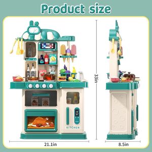 Juego de 47 Piezas de Juguetes de Cocina para Niños, Cocina de <span class=keywords><strong>Juguete</strong></span> con Fregadero, Accesorios de Cocina, Utensilios de Cocina - Product Image 5