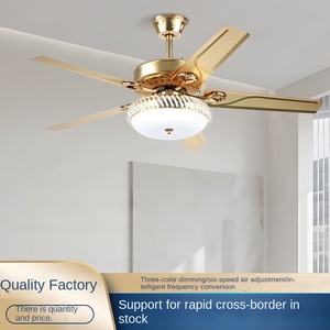 Ventilador de Techo Clásico Súper Silencioso con Kit de Lámpara de Araña para Sala de Estar, Fabricación China OEM ODM - Product Image 5