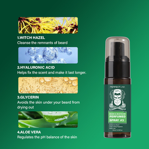 Nhãn hiệu riêng người đàn ông râu chăm sóc aftershave Cologne làm mới làm giảm khuôn mặt làm mềm da giữ ẩm sau khi cạo râu phun cho nam giới - Product Image 3