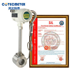 Débitmètre à tourbillon d'air numérique à affichage LCD 2 "débitmètre à vapeur de biogaz de propane et d'hydrogène débitmètre à vortex à bas prix pour le gaz - Product Image 1