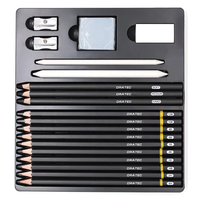 Crayons en graphite HB 2B de qualité supérieure, fabriqués en usine OEM, ensemble de crayons professionnels pour le dessin, le croquis et l'art, fournisseur de papeterie