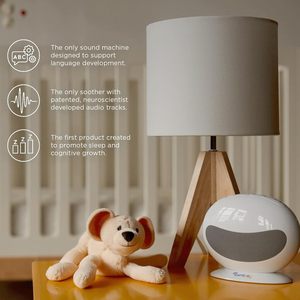 Raptbaby Portable White Noise Machine For Babies Battery Powered Sleep Aid White Plastic <b>Usb</b> <b>Plug</b> - Product Image 2