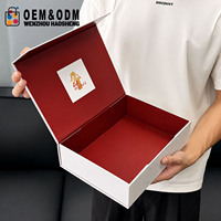 Emballage de luxe pour cosmétiques et soins de la peau, boîte cadeau magnétique, logo personnalisé, boîtes cadeau magnétiques pliables en carton avec logo