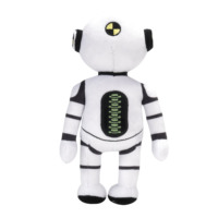 Lindo Peluche de Robot Blanco, Muñeco de Peluche, Figura de Peluche Suave, Regalo Educativo para Niños, Decoración del Hogar