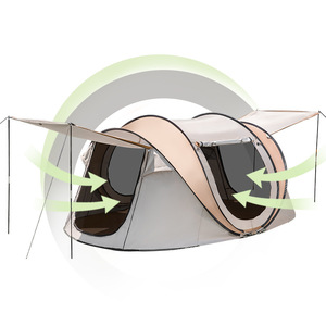 Carpa Plegable de Apertura Rápida en 1 Segundo para <span class=keywords><strong>3</strong></span> Personas, para Eventos, Campamentos y Senderismo, 10x10 - Product Image 3