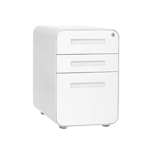 Phong Cách Hiện Đại Stockpile Đường Cong Tập Tin Tủ 3 Ngăn Kéo Di Động Bệ - Product Image 5