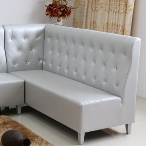 Restaurant American Diner Booth Seating Set <strong>Retro</strong> for Sale Cafe <strong>Cafeteria</strong> Pu Leather Restaurant Furniture - Product Image 6