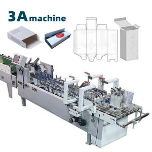 3ACQ^580E Mobile Folder Machine <b>Paper</b> Box Making Machine Cold Glue Machine - Product Image 1